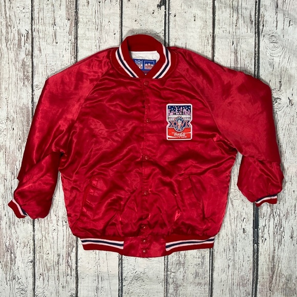 Vintage 1990s Washington Redskins Super Bowl XXVI NFL Football 90s Jacket - Picture 1 of 5